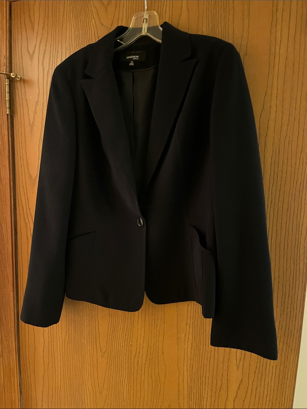 Joneswear Women’s Black Single-Button Blazer Jacket - Classic Tailored Fit